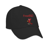FreeBSD Black Baseball Cap
